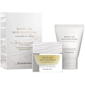 Elizabeth Arden White Tea Skin Solutions Gift Set 50ml Replenishing Micro Gel-Cream + 50ml Gentle Purifying Cleanser