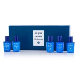 Acqua di Parma Blu Mediterraneo Miniature Set 5ml Arancia di Capri EDT + 5ml Fico di Amalfi EDT + 5ml Bergamotto di Calabria EDT + 5ml Mandorlo Di Sicilia EDT + 5ml Mirto di Panarea EDT
