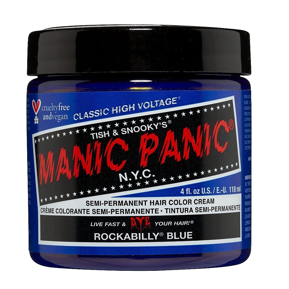 Manic Panic High Voltage Classic Semi-Permanent Hair Colour 118ml - Rockabilly Blue