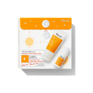 Murad The Derm Report Brighter More Radiant Skin Set 60ml Cleanser + 10ml Dark Spot Correcting Serum (This gift set contains: 1x 60ml Essential-C Cleanser 1x 10ml Rapid Dark Spot Correcting Serum)