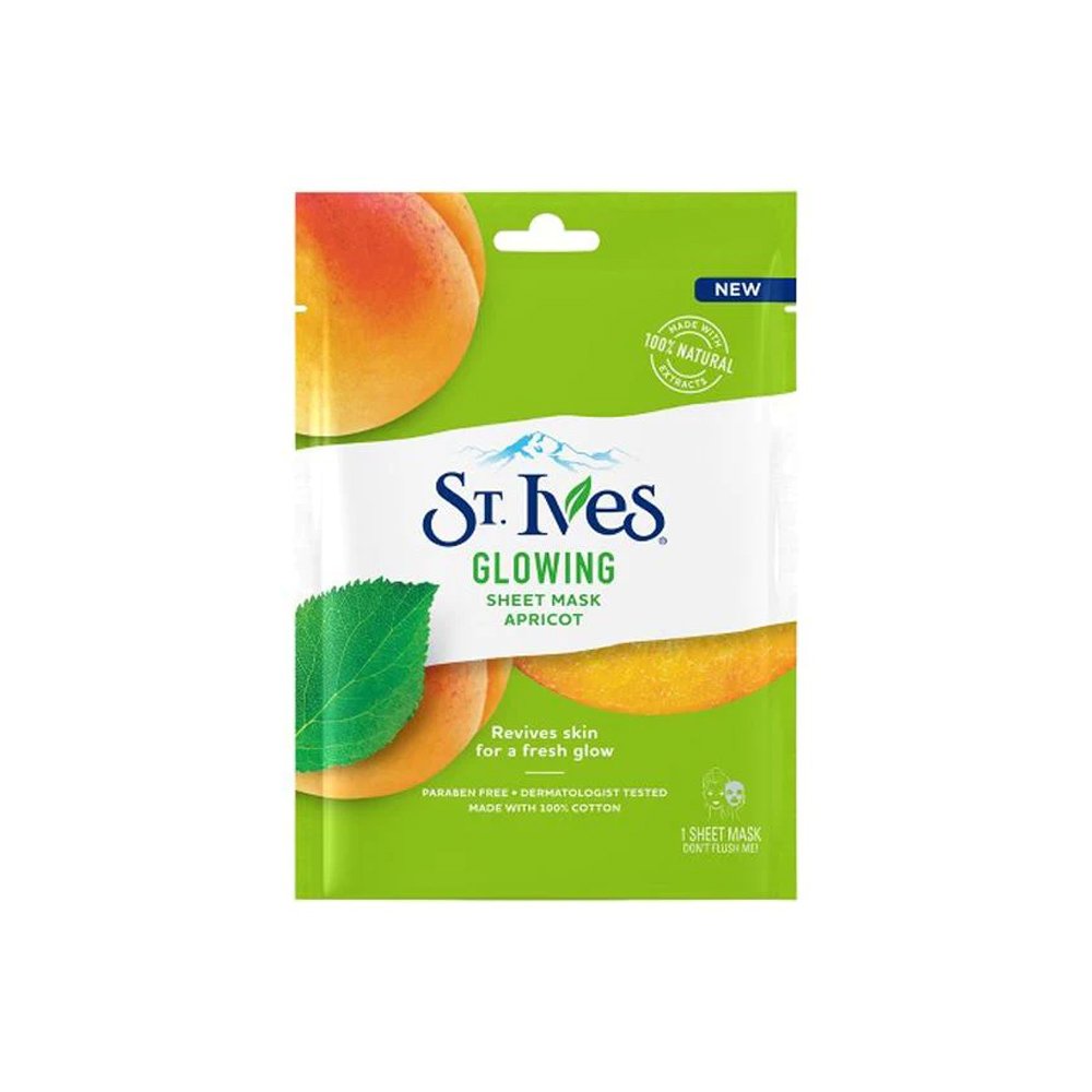 St. Ives Glowing Apricot Sheet Mask 23ml - 1 Sheet