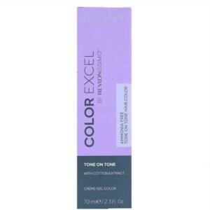 Revlon Revlonissimo Color Excel Creme Gel Hair Colour 70ml - 4.65 Medium Red Mahogany Brown