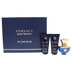 Versace Pour Femme Dylan Blue Gift Set 50ml EDP + 50ml Body Lotion + 50ml Shower Gel