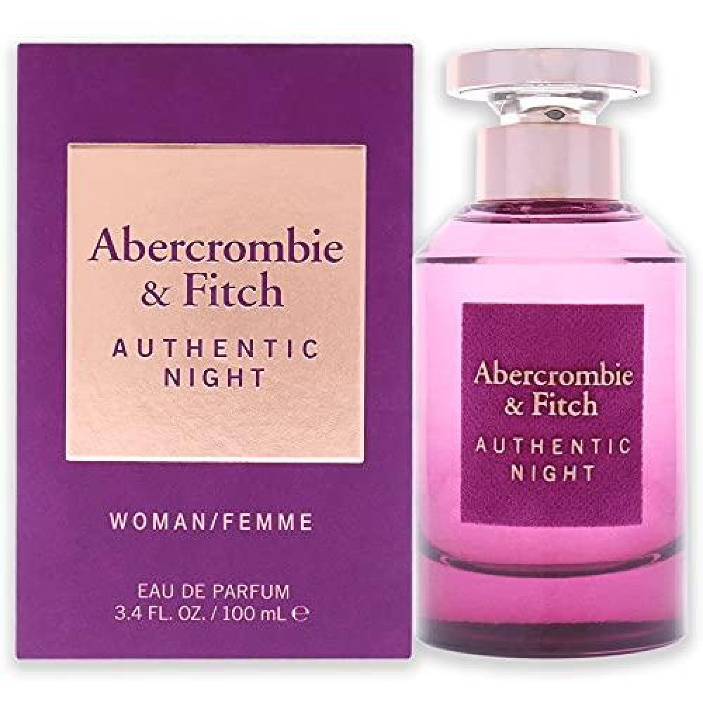 Abercrombie & Fitch Authentic Night Eau de Parfum 100ml Spray