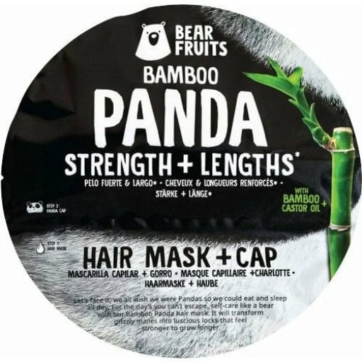 Bear Fruits Hair Mask & Cap 20ml - Bamboo Panda