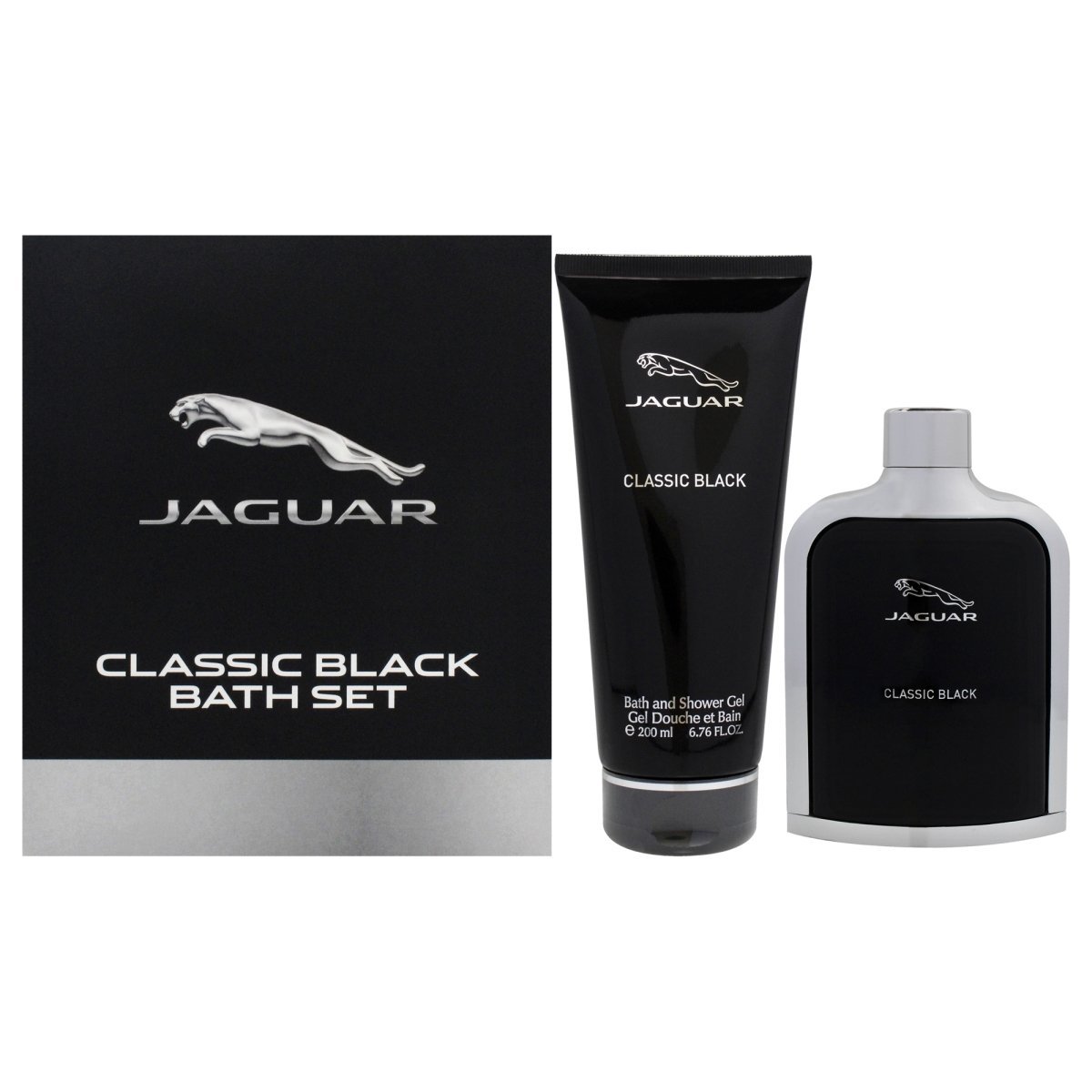 Jaguar Classic Black Gift Set 100ml EDT + 200ml Shower Gel