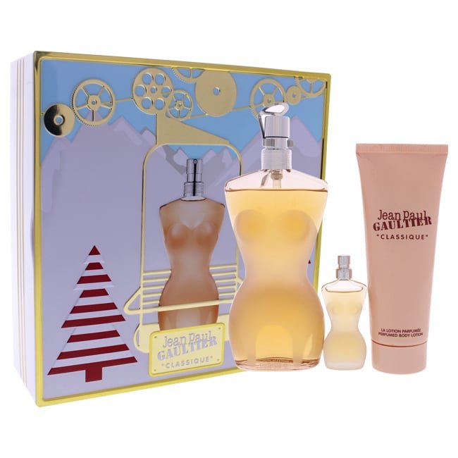 Jean Paul Gaultier Classique Gift Set 100ml EDT + 75ml Body Lotion + 6ml EDT