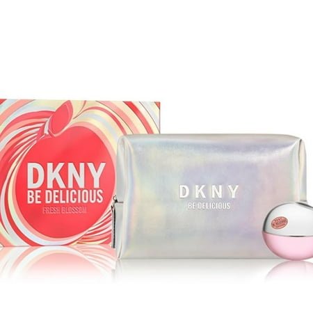 DKNY Be Delicious Fresh Blossom Gift Set 100ml EDP + 125ml Body Mist + Pouch