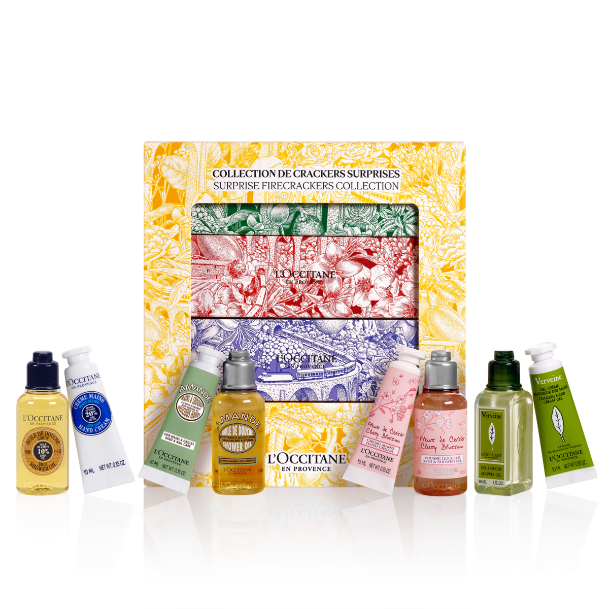 L'Occitane Hand and Body Christmas Crackers Collection