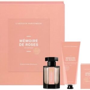 L'Artisan Parfumeur Mémoire de Roses Gift Set: EDP Spray 50ml + Soap 25g + Hand Cream 65ml