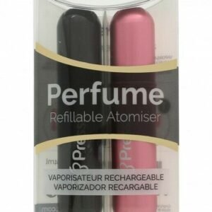 Pressit Refillable Perfume Atomiser Duo Pack - Pink & Black