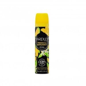 Yardley London  Freesia & Bergamot 75ml Body Spray