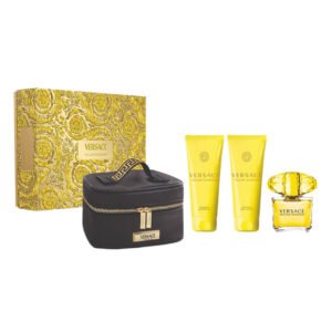 Versace Yellow Diamond Gift Set 90ml EDT + 100ml Body Lotion + 100ml Shower Gel