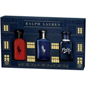 Ralph Lauren World Of Polo Gift Set - 3x40ml (Polo Blue 40ml EDT Spray 
Red 40ml EDT Spray 
67 40ml EDT Spray)