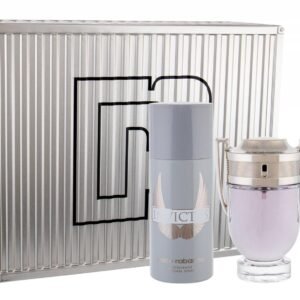 Paco Rabanne Invictus Gift Set 100ml EDT + 150ml Deodorant Spray + 10ml EDT
