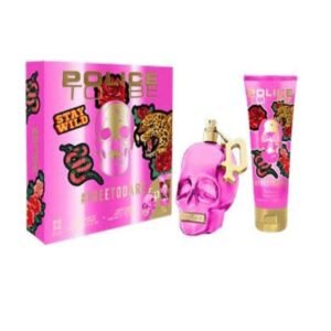 Police To Be #Freetodare Women Gift Set : EDP - 40ml Spray +40ml - Body Lotion 100ml