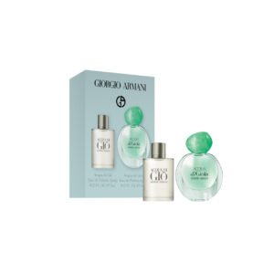 Giorgio Armani Miniature Gift Set 5ml Acqua Di Giò EDT + 5ml Acqua di Gioia EDP