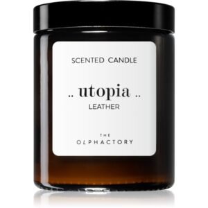 The Olphactory Utopia Leather Scented Candle 135g