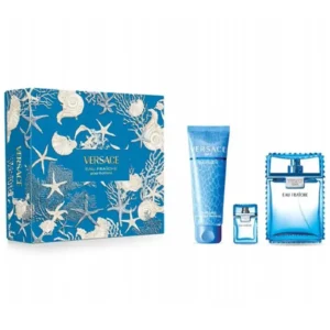 Versace Man Eau Fraiche Gift Set 100ml EDT + 5ml EDT + 150ml Shower Gel
