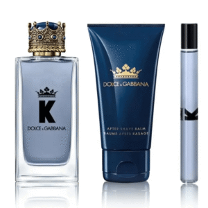 Dolce & Gabbana K Gift Set 100ml EDT + 50ml Aftershave Balm + 50ml Shower Gel