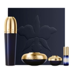 Guerlain Orchidée Impériale Gift Set 30ml The Essence-in-Lotion + 15ml The Cream + 7ml The Eye and Lip Cream + 5ml The Micro-Lift Concentrate