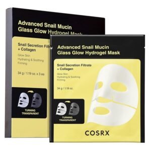 Cosrx Advanced Snail Mucin Glass Glow Hydrogel Face Mask 34g