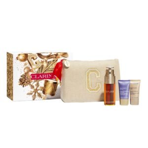 Clarins Double Serum & Nutri Lumière Collection Gift Set 4 Pieces