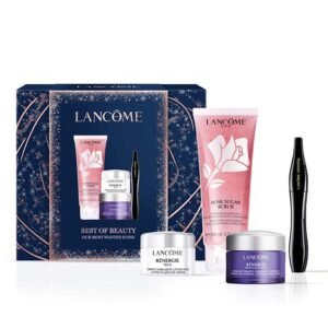 Lancôme Rénergie Multi-Lift Gift Set 15ml Night Cream + 5ml Eye Cream + 100ml Rose Scrub + Hypnose Mascara Noir