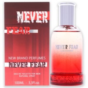 New Brand Never Fear For Men Eau de Toilette 100ml Spray