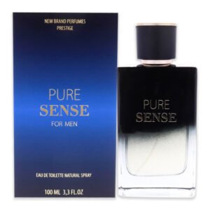 New Brand Prestige Pure Sense For Men Eau de Toilette 100ml Spray