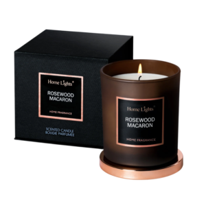 Home Lights Rosewood Macaron Scented Candle 215g