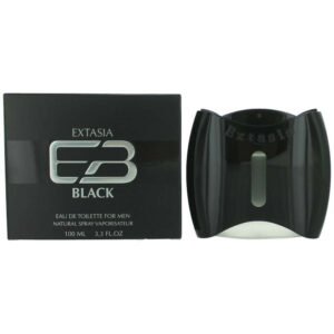 New Brand Extasia Black For Men Eau de Toilette 100ml Spray