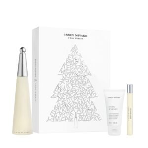 Issey Miyake L'eau d'Issey Gift Set 100ml EDT + 50ml Body Lotion + 10ml EDT Purse Spray - Christmas Edition