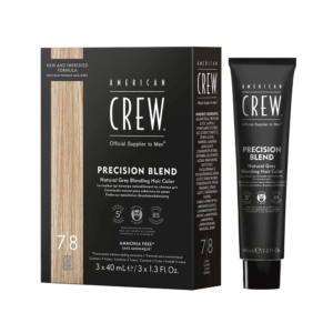American Crew Precision Blend Hair Colorant Gift Gift Set 3 x 40ml - 7/8 Light