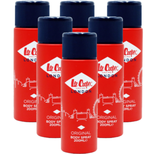 Lee Cooper Body Spray 200ml - Red