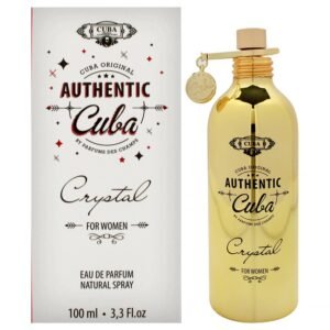 Cuba Authentic Crystal Eau de Parfum 100ml Spray