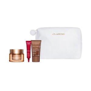 Clarins Extra Firming Gift Set 50ml Day Cream + 15ml Night Cream + 7ml Total Eye Lift + Pouch