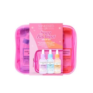 Sunkissed Skin Glow Trio Serum Gift Set 1x Bag + 30ml Collagen Serum + 30ml Niacinamide Serum + 30ml Hyaluronic Acid Serum