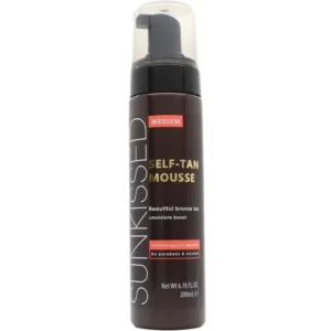 Sunkissed Instant Self Tanning Mousse 200ml Spray - Medium