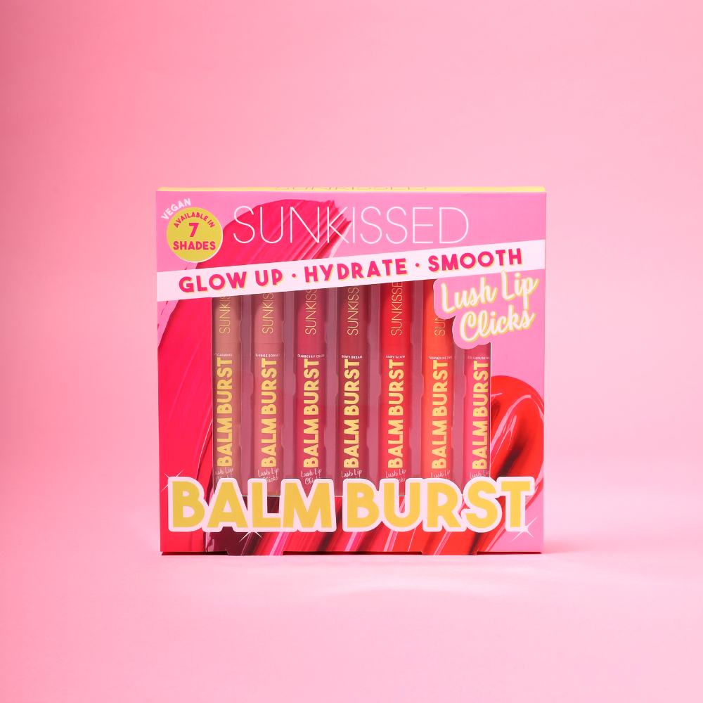 Sunkissed Balm Burst Lush Lip Clicks Gift Set 7 Pieces