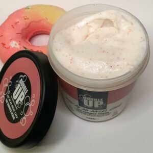 Bubble Up Never Skip Dessert Gift Set 220g Shower Scrub + 150g Donut Bath Fizzer
