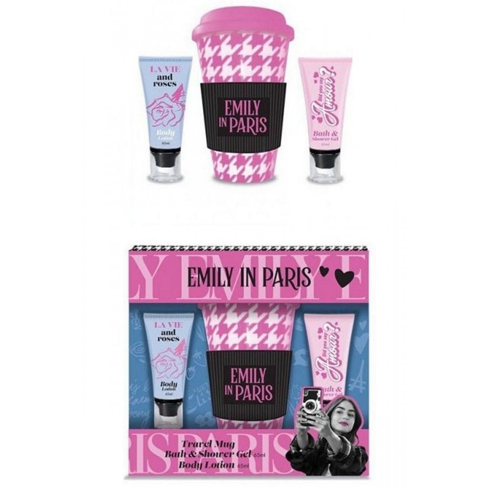 Emily In Paris Gift Set 65ml Body Lotion + 50ml Body Mist + 10ml EDT