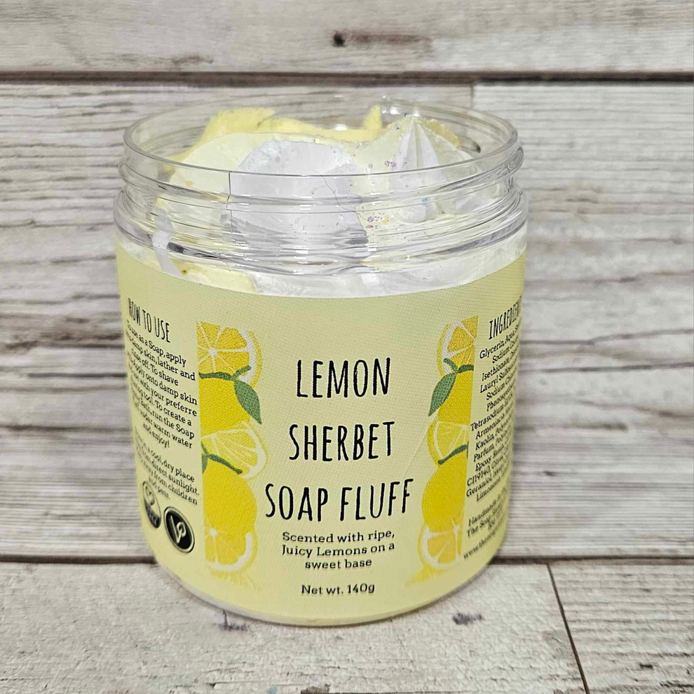 Sunkissed Soap & Scrub Lemon Sherbet Whipped Body Cleanser 250g