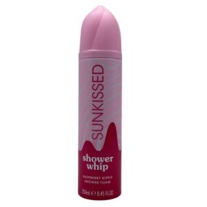 Sunkissed Shower Whip Raspberry Ripple Shower Foam 250ml