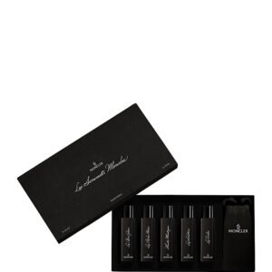 Moncler Les Sommets Moncler Gift Set 15ml Le Bois Glacé EDP + 15ml Les Roches Noires EDP + 15ml Haute Montagne EDP + 15ml Le Solstice EDP + 15ml La Cordée EDP