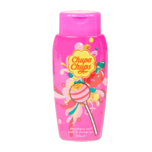 Chupa Chups Bath & Shower Gel 300ml - Strawberry Swirl