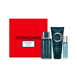 Salvatore Ferragamo Ferragamo Intense Leather Gift Set 100ml EDP + 100ml Shower Gel + 10ml EDP