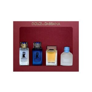 Dolce & Gabbana Men Miniatures Gift Set 5ml K EDP + 5ml K EDT + 5ml The One EDP + 5ml Light Blue EDT