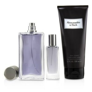 Abercrombie & Fitch First Instinct Gift Set 100ml EDT + 15ml EDT + 200ml Hair & Body Wash