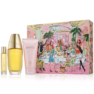 Estée Lauder Beautiful Gift Set 75ml Eau de Parfum + 10ml Eau de Parfum + 75ml Body Lotion